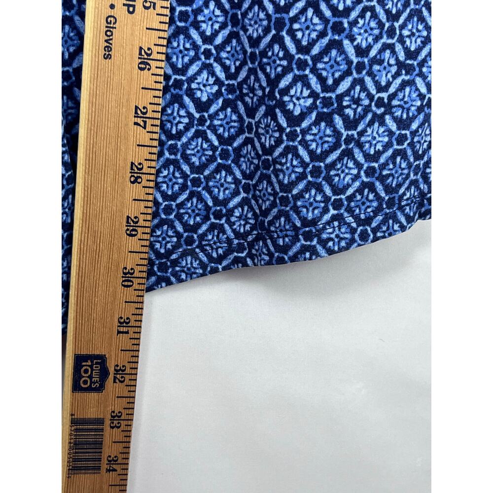 Lauren Ralph Lauren Women XL Blue Long Sleeve Lagenlook Travel Cruisewear Top - Picture 6 of 6
